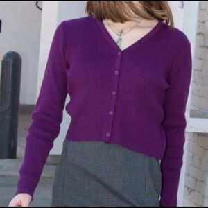 Brandy Melville Purple Shannon Sweater